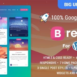 Breek – Minimal Masonry Theme for WordPress Download